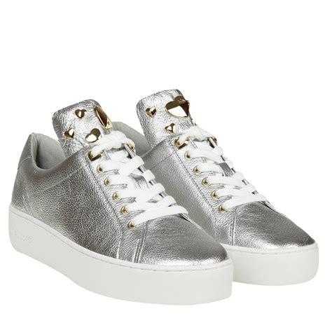 michael kors silver sneakers|michael kors silver designer sneakers.